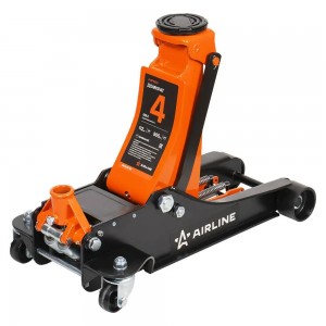 Домкрат подкатной 4т INDUSTRY двухпоршневой низкопрофильный (MIN - 112мм, MAX -  AJ4FI500 AIRLINE