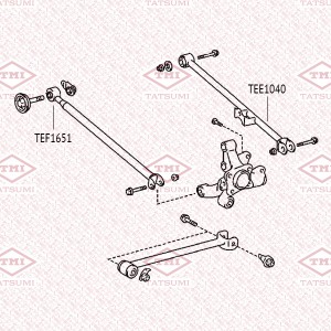 рычаг задней подвески задний левый!\ Lexus RX300 MCU35 3.0i 03-08 TEE1040 TATSUMI