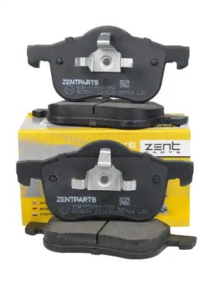 колодки дисковые передние! Volvo S80 98>/V70/S60 00>/C70 00-02/XC70 2.5D5 02> Z07376 ZENTPARTS