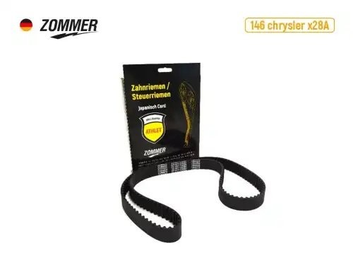 Ремень ГРМ для а/м ГАЗ, для а/м ГАЗель, Сайбер дв. КРАЙСЛЕР "ZOMMER" 146х28 18457 ZOMMER