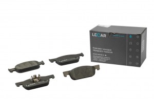 Колодка тормозная передняя ВАЗ Xray, RENAULT Logan II (к-т 4 шт) L=155 мм LECAR000140501 LECAR