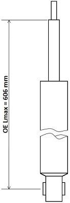амортизатор задний газовый! Renault Logan/Sandero 13> 343833 KAYABA