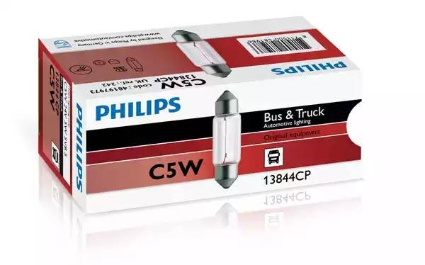 Лампа 24V C5W SV8.5-8 PHILIPS 13844CP PHILIPS