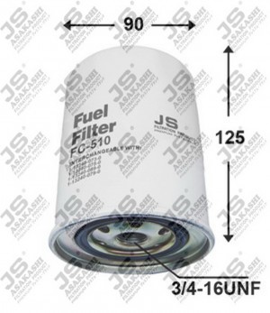 фильтр топливный!\Isuzu FC510J JS ASAKASHI