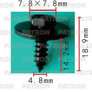BMW 1-E87/ 3-E90/ 5-E60/ 6-E63/ E64/ X3 ST4,8X16 P372161 PATRON