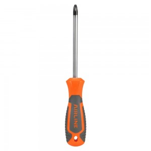 Отвертка крестовая PH3x125мм с эргономичной рукояткой магнитная, пласт.подвес (A ATAV302 AIRLINE