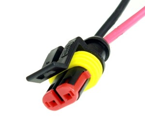 Разъем соединения датчика заднего хода для а/м ВАЗ 1118 Калина с проводами герме 904943 NORD YADA