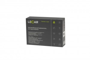 Держатель телефона на подголовник (185*120*55 мм) черный LECAR000060409 LECAR