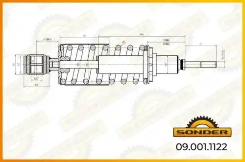 Амортизатор кабины Sachs о.н 375221 — 2 года безусловной гарантии 090011122 SONDER