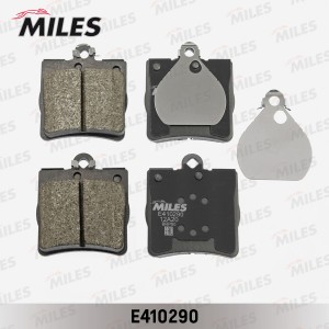 Колодки тормозные задние (без датчика) (Смесь Low-Metallic) (MB W202/W203/W209/W E410290 MILES