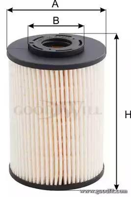 Фильтр топливный FG107 FG 107 GOODWILL