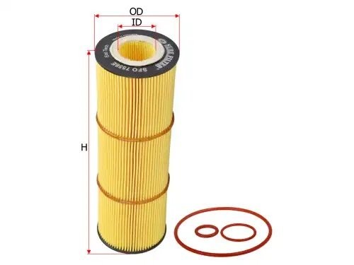 фильтрующий элемент масла !(бп)H281 D90\ Scania P/R/T DC13 SFO-7556E SURE FILTER