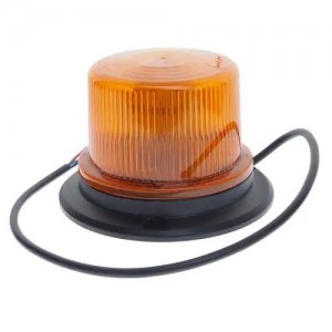 Маяк импульсный 12/24V светодиодный стационарный желтый MEGAPOWER 37034004 MEGA POWER