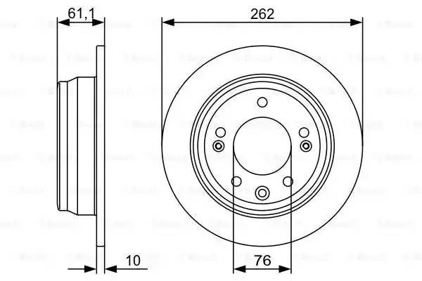 HYUNDAI I30 /KIA CEED 262x10 0 986 479 508 BOSCH