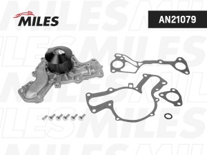 Насос водяной MITSUBISHI PAJERO 3/4 3.0/3.5/3.8 98 (DOLZ H219) AN21079 AN21079 MILES