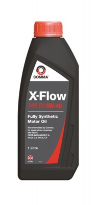 COMMA 5W40 X-FLOW TYPE PD (1L) масло моторное! синт ACEA C3, API SL/CF, VW 505.0 XFPD1L COMMA