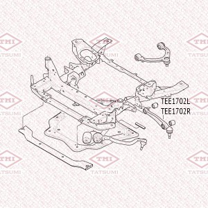 Рычаг передней подвески нижний L BMW X5(E70)/ X6(E71) 08- TEE1702L TEE1702L TATSUMI