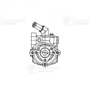 Насос ГУР для ам VW Amarok (09-),Multivan (03-),Transporter (03-) 2.0D (LPS 1802 LPS1802 LUZAR