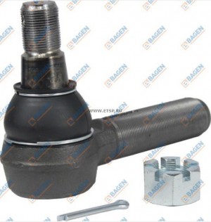 Наконечник рулевой тяги Левая резьба 135 mm с гайкой,шплинтом T320202 BAGEN