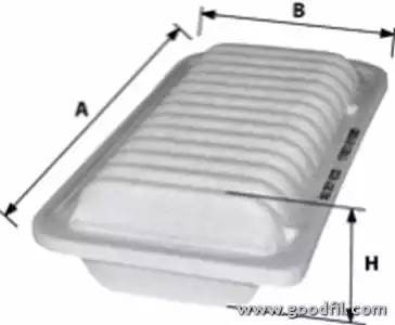 Фильтр воздушный AG301ECO AG 301 ECO GOODWILL