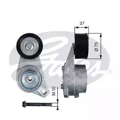 Натяжитель ремня Volvo/RVI 98- FH12/D12C T38547 GATES