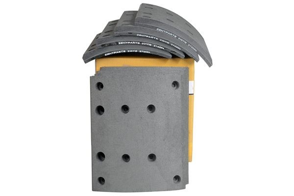 накладки тормозные 1-рем! 19496 18.3 (410x223)(С ЗАКЛ.94059 8x18 64) Z10715 ZENTPARTS