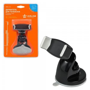 Держатель телефона универсальный черный AIRLINE AMS-U-01 AIRLINE