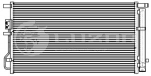 Радиатор кондиц. с ресивером для а/м Hyundai Tucson II (15-)/Kia Sportage IV (16 LRAC0835 LUZAR