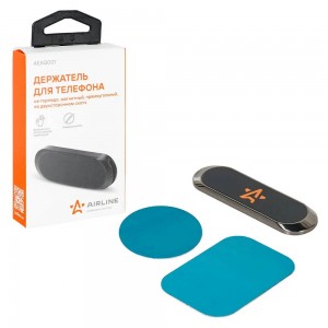 Держатель для телефона на торпедо магнитный прямоугольный на двухстороннем скотч AEAG001 AIRLINE