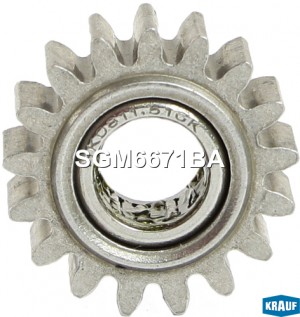 Шестерня редуктора стартера (gear wheel) KRAUF SGM6671BA SGM6671BA KRAUF