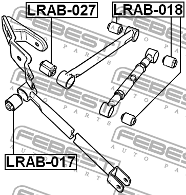 Сайлентблок LRAB-018 LRAB-018 FEBEST