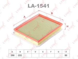 фильтр воздушный!\ Opel Astra/Zafira 1.9CDTI 04> LA-1541 LYNXAUTO