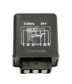 реле стеклоочистителя !5W 6конт. \Scania GPT82/GPRT92/93/112/PRT113/RT142/143 1.21097 DIESEL TECHNIC