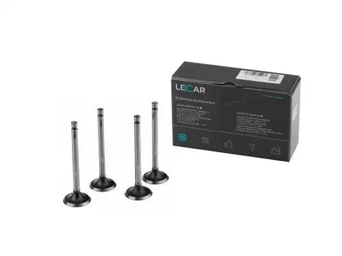 Клапан впускной ВАЗ 2101, 2102, 2104, 2105, 2106, 2107, 2121, 21213, 21214 (упак LECAR010010902 LECAR