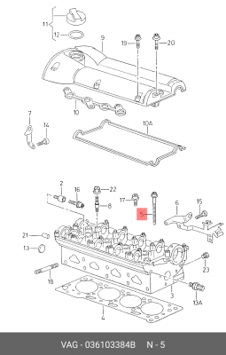 VAG M9X138X1,25 036 103 384 B VAG