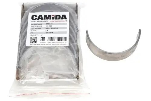 Вкладыш коленвала коренной нижний стандарт КАМАЗ дв. Cummins 6CT, ISC, L 3944153 103124 CAMIDA