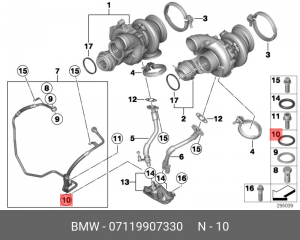 BMW X5 E70 (2007-2013) 10*2,5*15 07 11 9 907 330 BMW