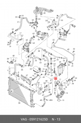 Q7 (2005>) 059 121 625 D VAG