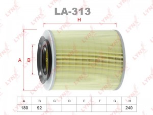 Фильтр воздушный MITSUBISHI Canter (97-03) LYNX LA-313 LYNXAUTO