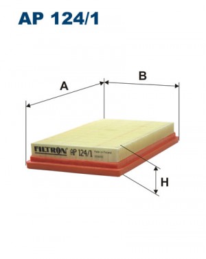 Фильтр воздушный NISSAN Note (E11) (1.6),Qashqai (J10E) (1.5),Tiida (C11X) (1.6) AP1241 FILTRON