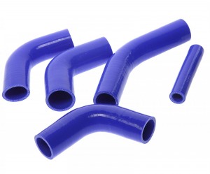 Патрубок ГАЗ-3302 дв.ЗМЗ-405 ЕВРО-3 радиатора комплект 5шт. синий силикон MEGAPO 130-17-008 MEGA POWER