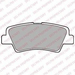 Колодки задние дисковые HYUNDAI/KIA SOLARIS (HCR), CEED (CD) LP2295 LP2295 DELPHI