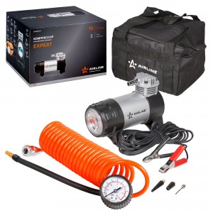 Компрессор 12В автомоб (45 л/мин) (AIRLINE EXPERT в сумке в уп.) CA-045-07 AIRLINE
