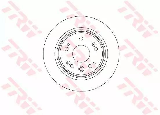 Диск тормозной HONDA CR-V (02-06) задний (1шт.) TRW DF8083 TRW