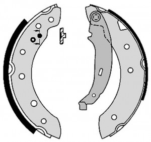 S61520 колодки барабанные!\ Renault Laguna 1.6i-1.9TD 97-01, Citroen ZX 94-97 S 61 520 BREMBO