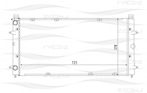 Радиатор VW Transporter 90- KK0203 KK0203 FREE Z