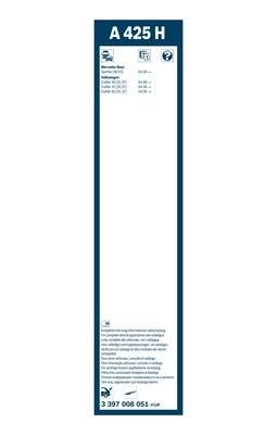 Щетка стеклоочистителя 425мм задняя Rear BOSCH 3 397 008 051 BOSCH