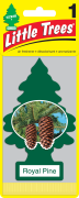 ароматизатор подвесной! картон ёлочка 'Королевская сосна' (Royal Pine)\ U1P10101RUSS LITTLE TREES