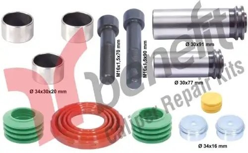 Ремкомплект суппорта WABCO PAN17 (направляющие,болты,пыльники,втулки) BENEFIT 2503 BENEFITAUTO