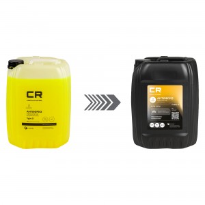 Антифриз желтый -40C 10л/10.74кг RENAULT/LADA/NISSAN Type D OAT флуоресцентный C L2018537 CARVILLE RACING